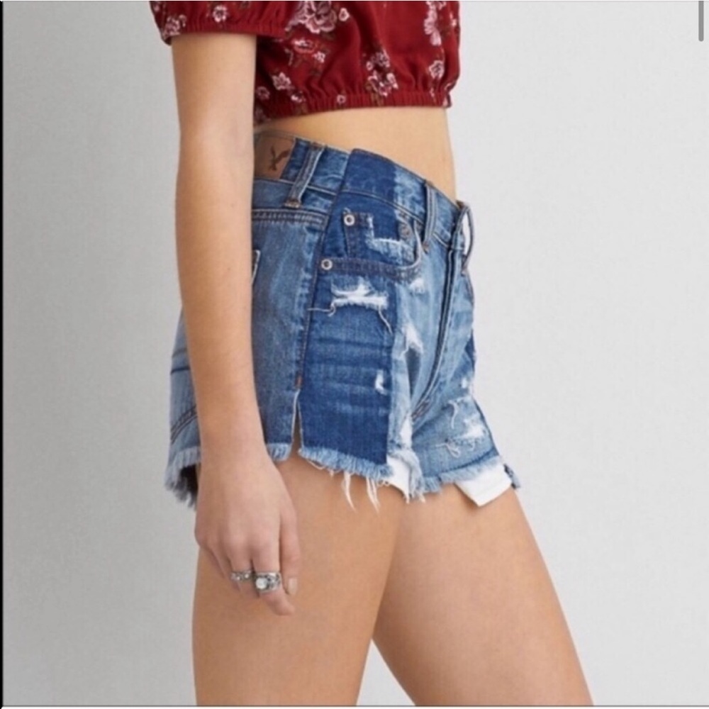 American Eagle | Vintage Hi-Rise Festival Shorts - Picture 2 of 9